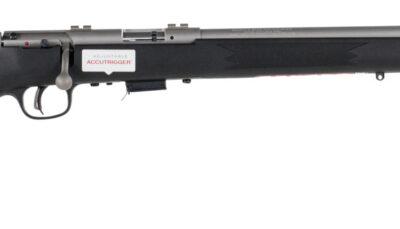 Savage Arms 94700 93 FVSS Full Size 22 WMR 5+1 21" Matte Heavy Barrel, Matte Drilled & Tapped Stainless Steel Receiver, Matte Black Fixed Synthetic Stock, Right Hand