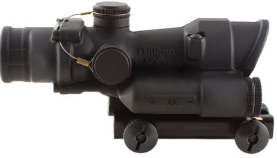 Trijicon 100390 ACOG  Matte Black 4x32mm LED Illuminated Green Crosshair .223/5.56 BDC Reticle