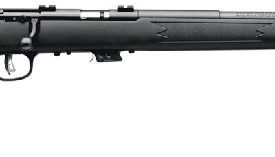 Savage Arms 28700 Mark II FV Full Size 22 LR 5+1 21" Matte Black Heavy Button Rifled Barrel, Matte Black Drilled & Tapped Carbon Steel Receiver, Matte Black Fixed Synthetic Stock, Right Hand