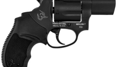 Taurus 2905021 905  9mm Luger 5rd 2" Barrel, Overall Matte Black Oxide Metal Finish,  Finger Grooved Black Rubber Grip & Fixed Sights