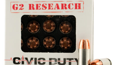 G2 Research G00621 Civic Duty  380ACP 64gr Copper Expansion Projectile 20 Per Box/25 Case