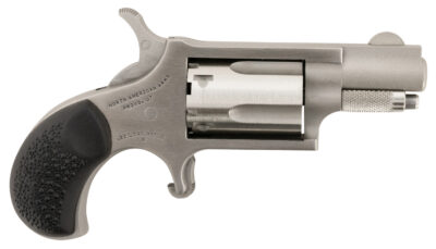 North American Arms 22LRGRCHS Mini-Revolver Carry Combo 22 LR 5 rd 1.13" Barrel, Stainless Steel Barrel/Cylinder/Frame, Black Rubber Grip, Includes Exclusive Holster Package