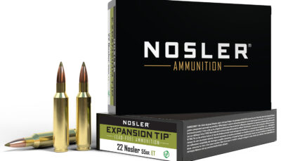 Nosler 40140 E-Tip Lead Free 22Nosler 55gr E Tip Lead Free 20 Per Box/10 Case