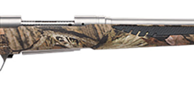 Savage Arms 57046 110 Bear Hunter 338 Win Mag 2+1 23", Matte Stainless, Mossy Oak Break-Up Country Fixed AccuStock with AccuFit