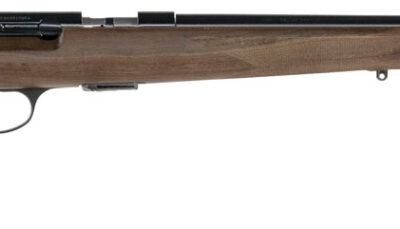 Browning 025175204 T-Bolt Sporter 22 WMR 10+1 22" Barrel, Polished Blued Steel Receiver, Satin Black Walnut Stock, Plastic Butt Plate, Optics Ready