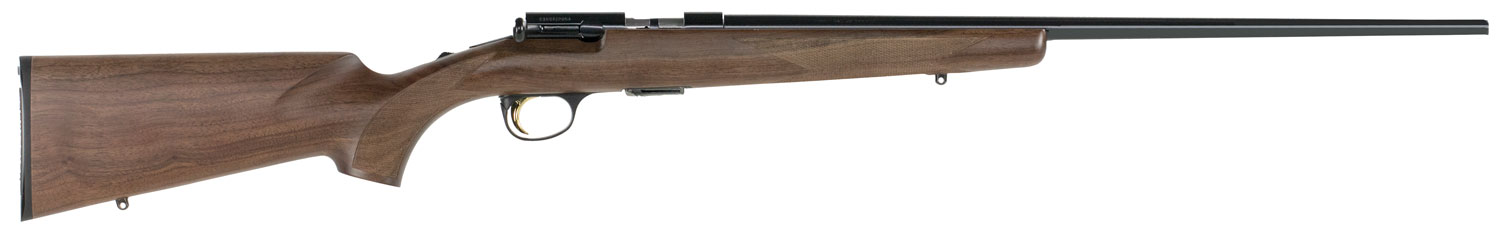 Browning 025175204 T-Bolt Sporter 22 WMR 10+1 22" Barrel, Polished Blued Steel Receiver, Satin Black Walnut Stock, Plastic Butt Plate, Optics Ready