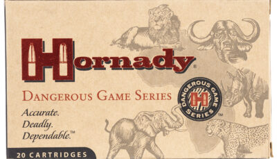 Hornady 82303 Dangerous Game 9.3mmx62Mauser 286gr InterLock Spire Point Recoil Proof 20 Per Box/6 Case