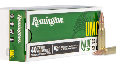 Remington Ammunition 23971 UMC Value Pack 308Win 150gr Full Metal Jacket 40 Per Box/10 Case