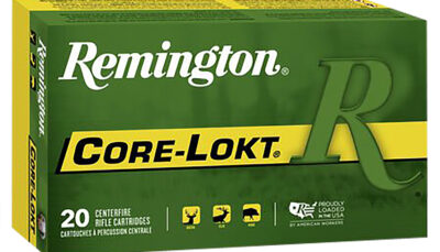 Remington Ammunition 21401 Core-Lokt  30-06Springfield 125gr Pointed Soft Point Core-Lokt 20 Per Box/10 Case