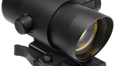 NcStar DLB140R 40mm Red Dot with Red Laser  Black Anodized 1 x 3 MOA Red Dot