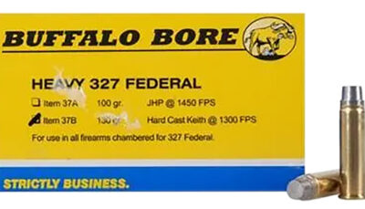 Buffalo Bore Ammunition 37B20 Heavy Strictly Business 327Federal Mag 130gr Hard Cast 20 Per Box/12 Case