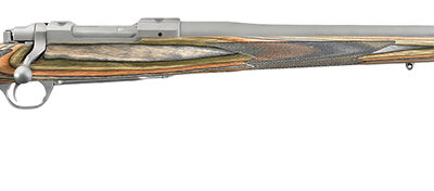 Ruger 47108 Hawkeye Predator Full Size 6.5 Creedmoor 4+1 24" Matte Stainless Steel Barrel, Receiver w/Integral Scope Mount, Green Mountain Fixed Laminate Stock, Right Hand