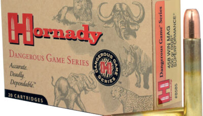 Hornady 8585 Dangerous Game  458WinMag 500gr Dangerous Game Solid 20 Per Box/6 Case