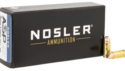 Nosler 51017 Assured Stopping Power Handgun 9mmLuger 115gr Jacketed Hollow Point 50 Per Box/10 Case