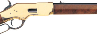 Taylors & Company 550190 1866 Uberti Full Size 45 Colt (Long Colt) 10+1 20" Blued Octagon Barrel, Brass Receiver, Walnut Fixed Stock, Right Hand