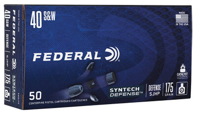 FED SYN DEF 40 S&W 175GR SJHP 50/500