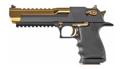 DE L6 44MAG 6" 8RD BLK/GLD