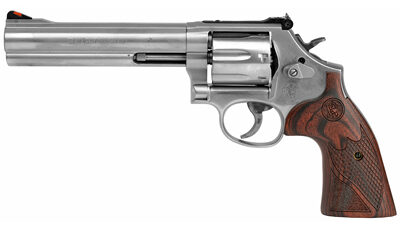 S&W 686 PLUS DLX 357 6" STS 7RD WD