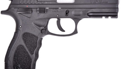 Taurus 1TH40041 TH  Full Size 40 S&W 15+1 4.27" Matte Stainless Steel Barrel, Matte Black Serrated Slide, Black Polymer Frame w/Picatinny Rail, Black Finger Grooved Polymer Grip Right Hand