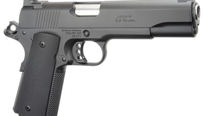 Ed Brown SF18G4 Special Forces Gen4 45 ACP 7+1 5" Stainless Steel Barrel, Stealth Gray Serrated Carbon Steel Slide, Stealth Gray Stainless Steel Frame w/Beavertail, Black VZ Grip, Right Hand