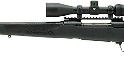 Savage Arms 57323 110 Apex Hunter XP 25-06 Rem 4+1 24", Matte Black Metal, Synthetic Stock, Vortex Crossfire II 3-9x40mm Scope, Left Hand