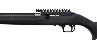 Magnum Research SSH22GT Magnum Lite SwitchBolt Full Size 22 LR 10+1 16.50" Black Anodized Carbon Steel/Threaded Barrel, Black w/Integral Scope Base Receiver, Black Fixed Hogue OverMolded Stock, Right