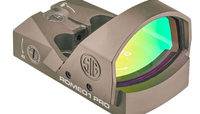 Sig Sauer Electro-Optics SOR1P103 Romeo1Pro  Flat Dark Earth 1 x 30 mm 6 MOA Red Dot