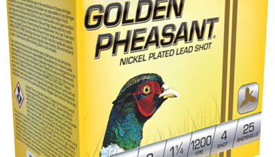 Fiocchi 203GP4 Golden Pheasant Extrema 20Gauge 3" 1 1/4oz 4Shot 25 Per Box/10 Case