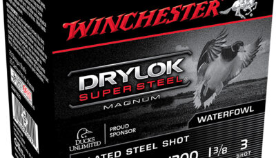 Winchester Ammo XSM1233 Drylok Super Steel Magnum 12Gauge 3" 1 3/8oz 3Shot 25 Per Box/10 Case