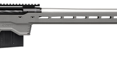 Savage Arms 57555 110 Elite Precision 223 Rem,5.56x45mm NATO 10+1 26" Matte Stainless, Matte Black Rec, Gray Cerakote Adjustable MDT ACC Aluminum Chassis Stock