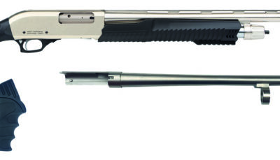 Rock Island MR25P101MC Meriva 3-in-1 Combo 12 Gauge 5+1 3" 18.50" Cylinder Bore, 28" Vent Rib Barrels Chrome Rec Black Synthetic Stock Right Hand (Full Size)