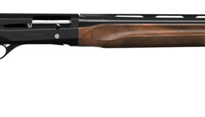 Retay USA GORPLBLK26 Gordion Upland Inertia Plus 12 Gauge with 26" Deep Bore Drilled Barrel, 3" Chamber, 4+1 Capacity, Polished Jet Black Metal Finish & Turkish Walnut Stock Right Hand (Full Size)