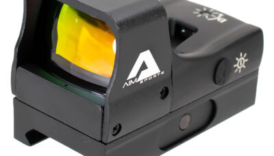 Aim Sports RT5C1 Compact Reflex Sight  Matte Black 1x27mm 3.5 MOA Red Dot