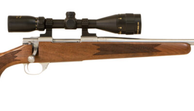Howa HWH308TS M1500 Standard Hunter 308 Win 5+1 22" Stainless Steel Threaded Barrel, Stainless Steel Receiver, Fixed Walnut Stock, *Scope Not Included*