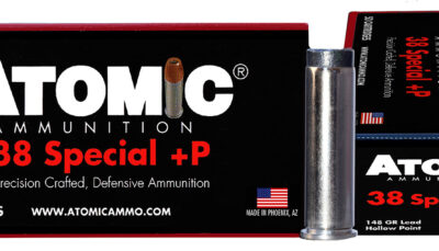 Atomic Ammunition 00419 Pistol Precision Craft 38Special +P 148gr Lead Hollow Point 50 Per Box/10 Case