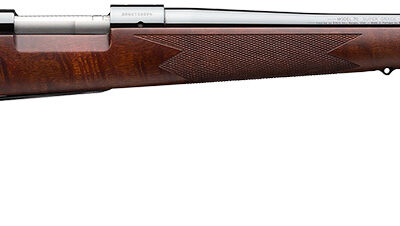Winchester Repeating Arms 535203299 Model 70 Super Grade 6.8 Western Caliber with 3+1 Capacity, 24" Barrel, High Polished Blued Metal Finish & Satin Fancy Walnut Stock Right Hand (Full Size)