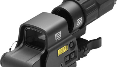 Eotech HHSV HHS V EXPS & G45 Magnifier Matte Black 1x/5x 1.20" x 0.85" 4 x 1 MOA Red Dots/68 MOA Ring
