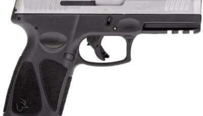 Taurus 1-G3B949-15 G3  Full Size Frame 9mm Luger 15+1 4" Matte Stainless Steel Barrel, Matte Serrated Stainless Steel Slide, Black Polymer Frame w/Picatinny Rail, Polymer Grip, Right Hand