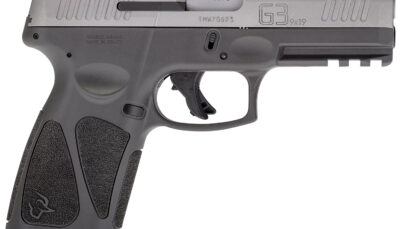 Taurus 1G3B949G G3  Full Size Frame 9mm Luger 15+1/17+1 4" Matte Stainless Steel Barrel, Matte Serrated Stainless Steel Slide, Gray Polymer Frame w/Picatinny Rail, Polymer Grip, Right Hand