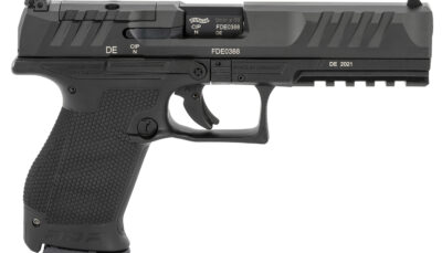 Walther Arms 2844222 PDP  Compact Frame 9mm Luger 15+1 5" Black Steel Barrel, Black Optic Ready/Serrated Steel Slide, Black Polymer Frame w/Picatinny Rail, Textured Polymer Grip, Ambidextrous