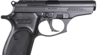 Bersa T22M Thunder  Micro-Compact Frame 22 LR 10+1, 3.50" Black Steel Barrel, Matte Black Serrated Slide, Matte Black Aluminum Frame w/Beavertail