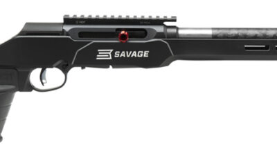 Savage Arms 47256 A22 Precision Lite 22 LR 18" Carbon Fiber Wrapped Barrel 10+1 Black Rec Black Adjustable MDT Aluminum Chassis Stock Black Polymer Grip Right Hand
