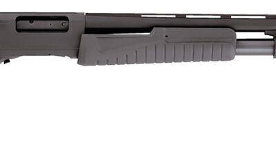 Escort HEFH12280501 Field Hunter  Full Size 12 Gauge Pump 3" 4+1 28" Black Vent Rib Barrel, Black Anodized Aluminum Grooved Receiver, Fixed Black Synthetic Stock, Right Hand