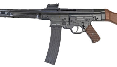 Mauser Rimfire 4440011 STG-44 Full Size 22 LR 25+1 16.50" Black Barrel & Receiver, Natural Wood Fixed Stock