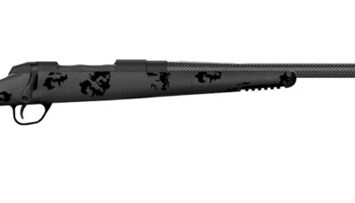 Fierce Firearms FCTRG300PRC24BBO CT Rage  300 PRC Caliber with 3+1 Capacity, 24" Carbon Fiber Barrel, Black Cerakote Metal Finish & Blackout Camo Fixed Fierce Tech C3 Stock, Right Hand (Full Size)