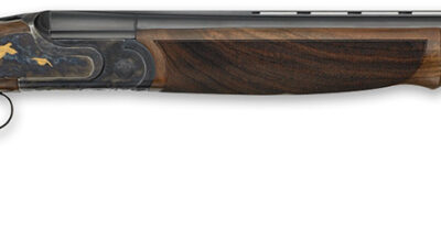 F.A.I.R. FRJBPRTG1628 Jubilee Prestige Tartargua Gold Full Size 16 Gauge Break Open 2.75" 2rd 28" Blued Over/Under Barrel, Gold Engraving Aluminum Receiver, Fixed Walnut Stock, Ambidextrous