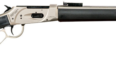 Gforce Arms GFLVR20SS Saddlehorn Full Size 410 Gauge Lever 2.50" 7+1 20" Stainless Steel Barrel, Stainless Aluminum Receiver, Fixed Black Synthetic Stock, Right Hand