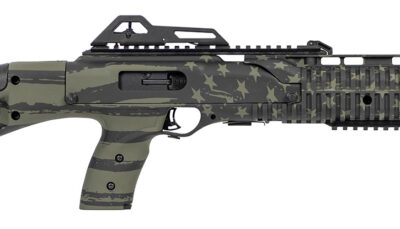 Hi-Point 995TSFLGOD 995TS Carbine 9mm Luger 16.50" 10+1, OD Green American Flag, Skeletonized Stock, Adjustable Sights