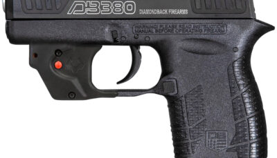 Diamondback DB0101E002 DB380 Gen4 w/Laser Micro-Compact Frame 380 ACP 6+1, 2.80" Stainless Steel Barrel, Serrated Stainless Steel Slide, Mint Polymer Frame w/Beavertail & Grip, Viridian Laser