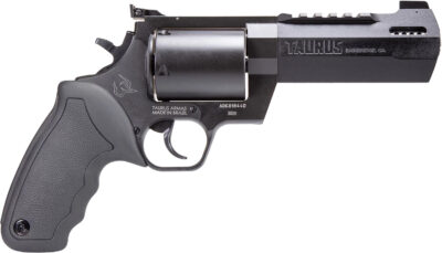Taurus 2500051RH Raging Hunter  Large Frame 500 S&W Mag 5rd 5.12" Black Ported/Target Crown Barrel, Matte Black Oxide Cylinder, Black Steel Frame, Black Rubber Grip